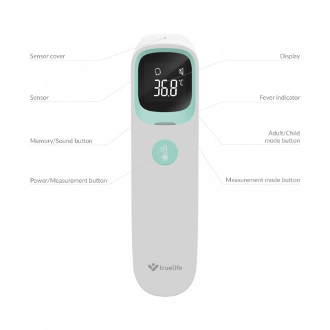 TrueLife Care Q10 BT Érintés mentes Lázmérő